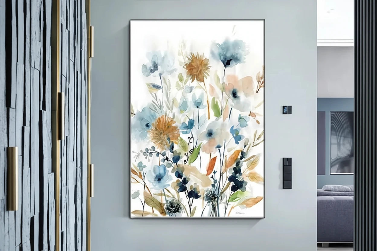 Elegant Floral Canvas Print Collection