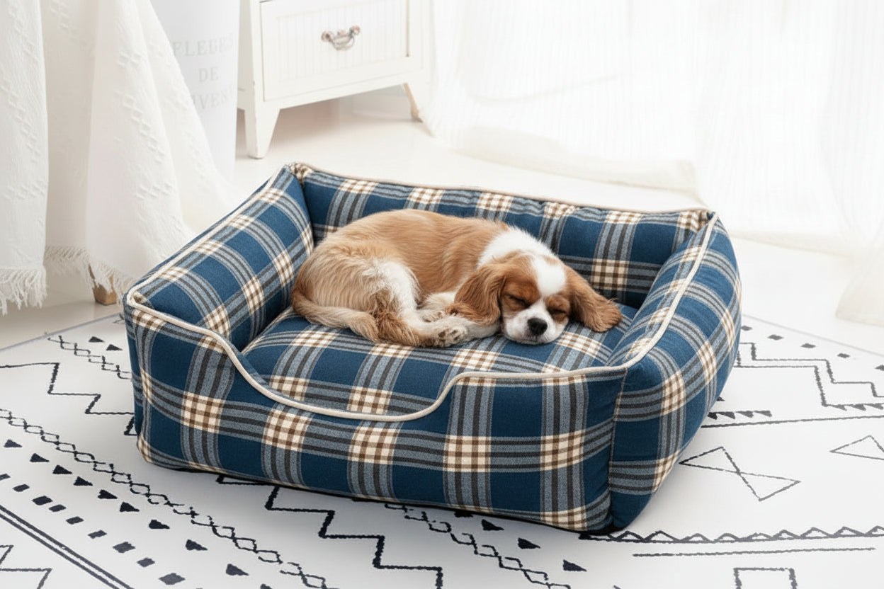 Elegant Velvet Pet Sleeper