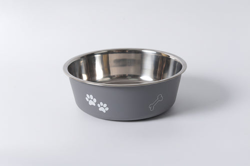 Dual-Layer Stainless Pet Bowl