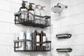 Contemporary 5-Layer Bathroom Rack
