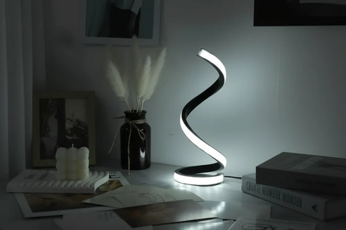 Contemporary  Spiral Table Lamp