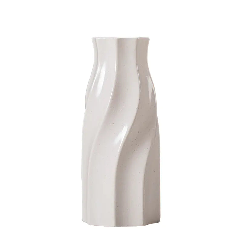 Minimalist White Decor Vase