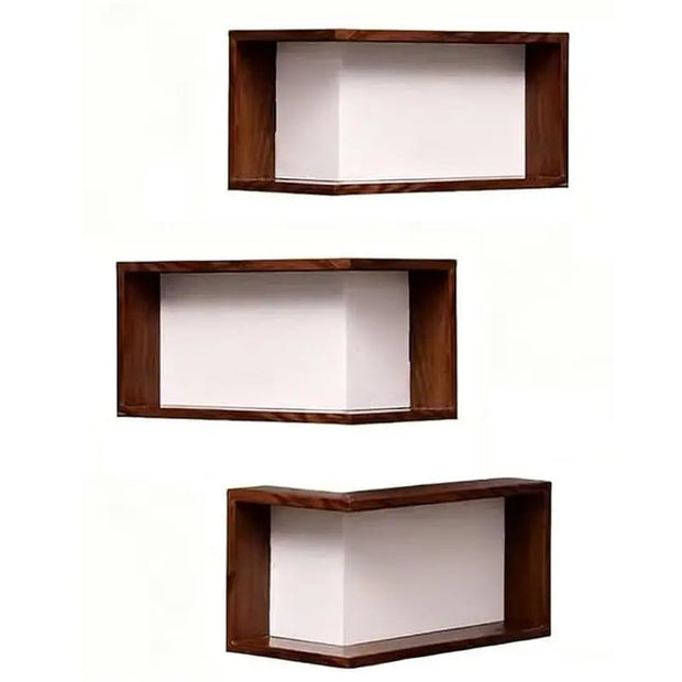 Smart Corner Shelves That Light Up Your Space, Set Of 3