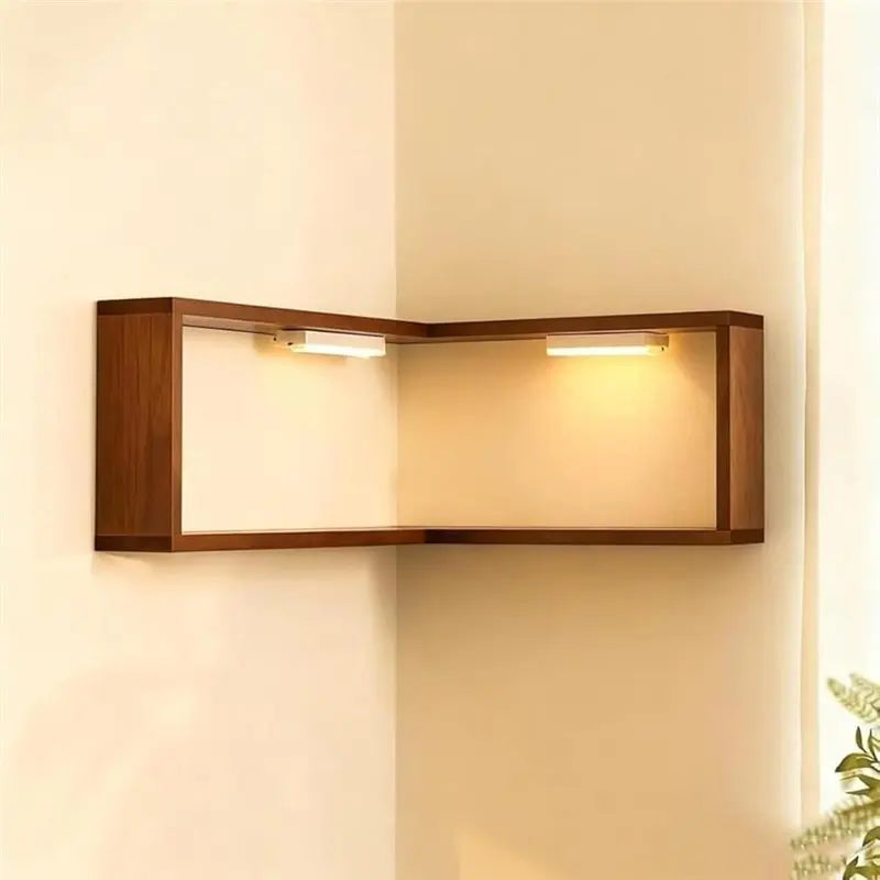 Smart Corner Shelves That Light Up Your Space, Set Of 3