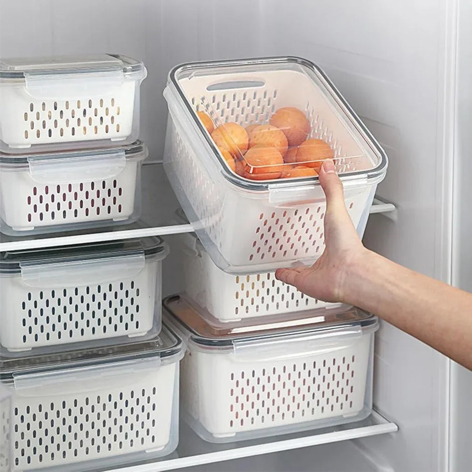 Food Grade Storage Box Fridge Organizer Fresh Vegetable