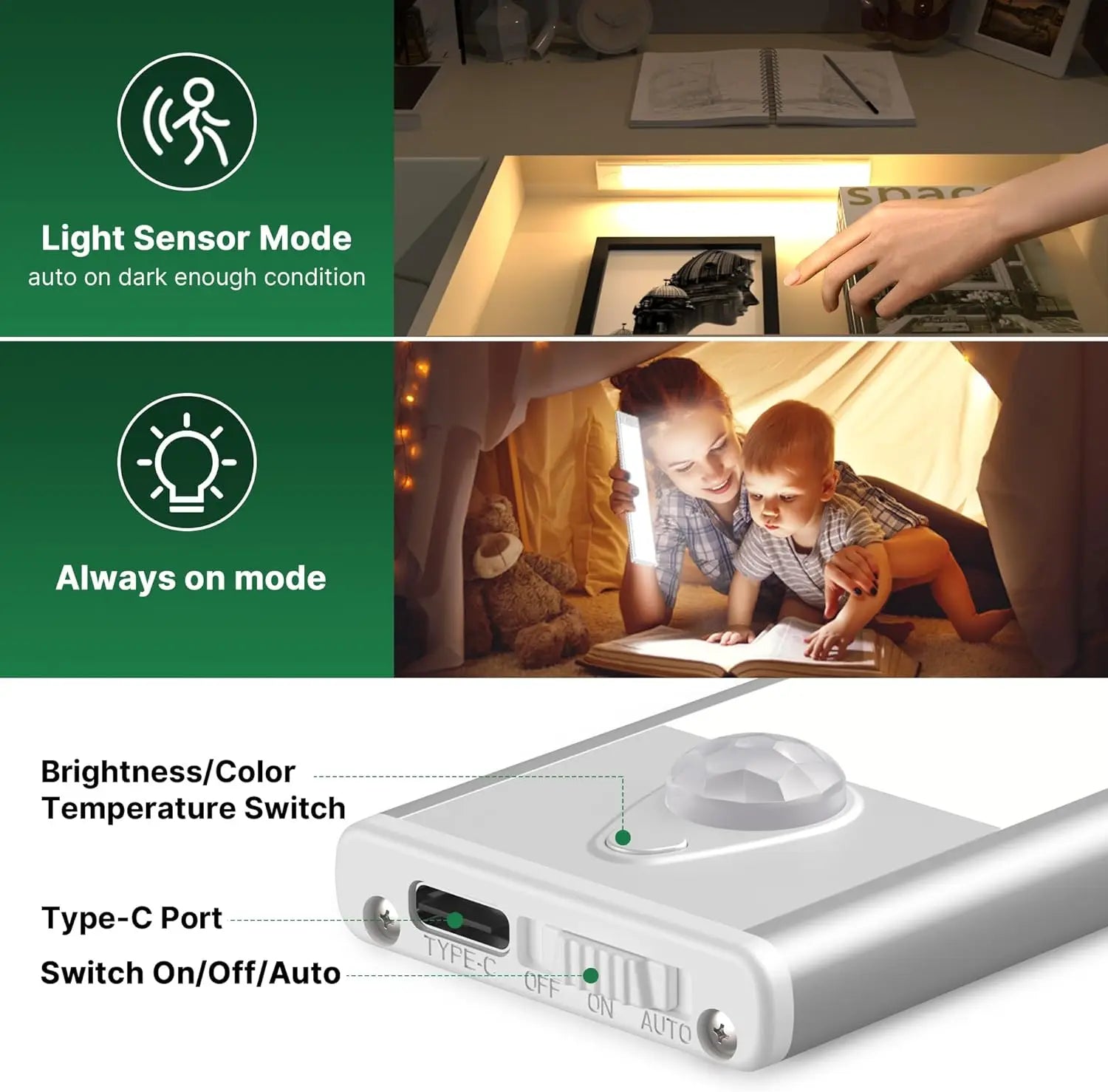 LED Motion Sensor Cabinet Lights