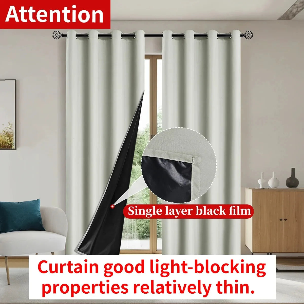 Blackout Curtains with Grommets