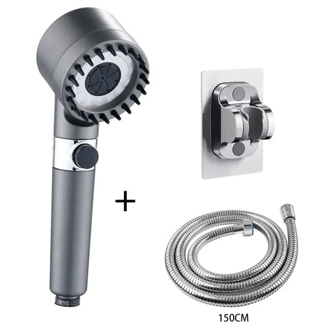 3-Mode High Pressure Shower Head