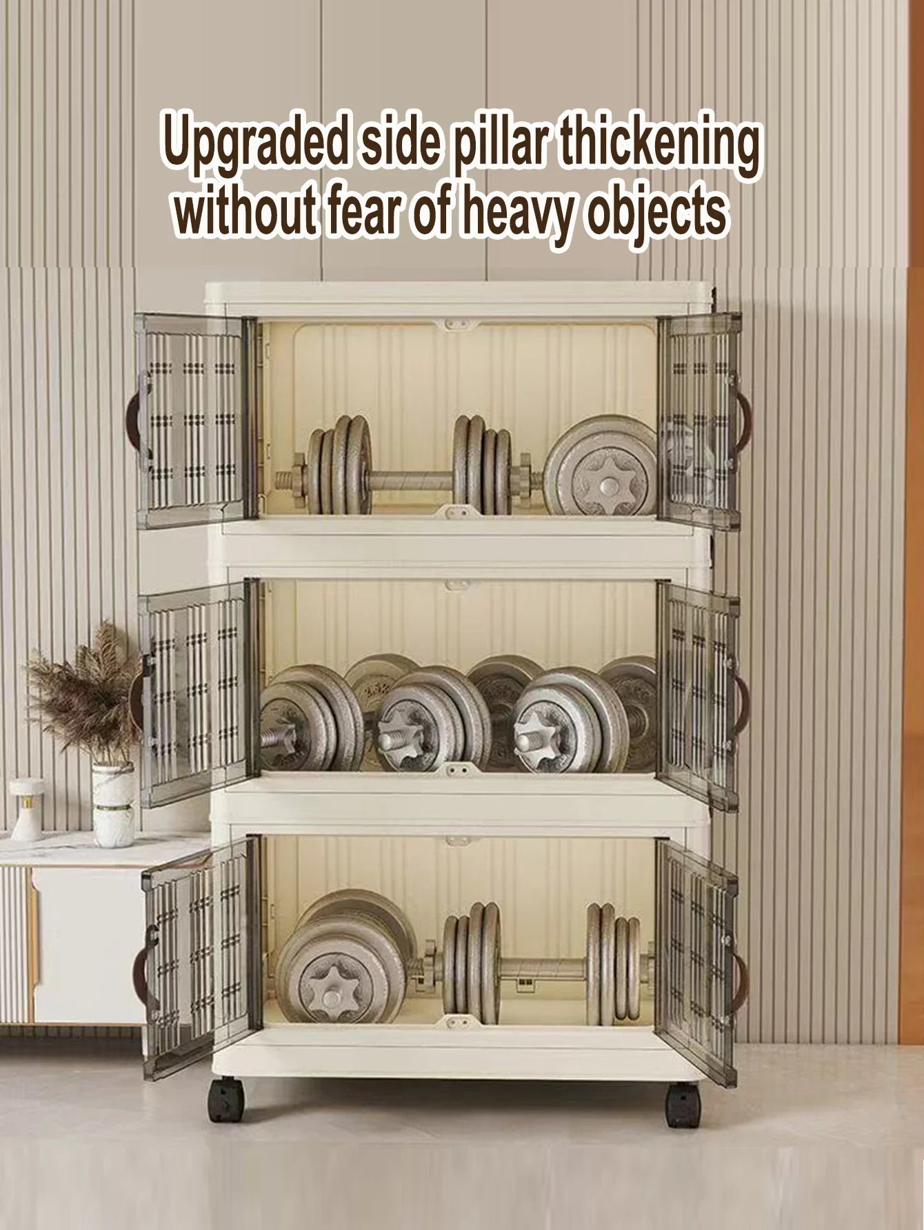 Large Capacity Multifunction Folding Storage Cabinet
