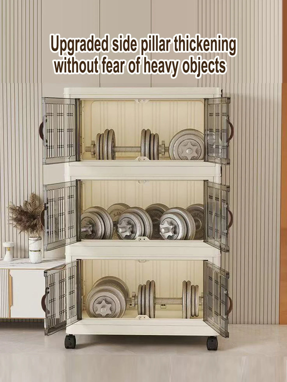Large Capacity Multifunction Folding Storage Cabinet