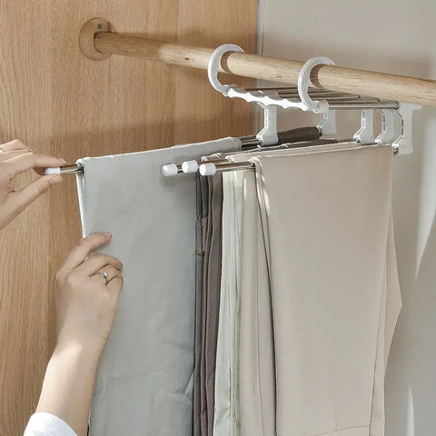 5 In 1 Magic Trouser Rack Hangers