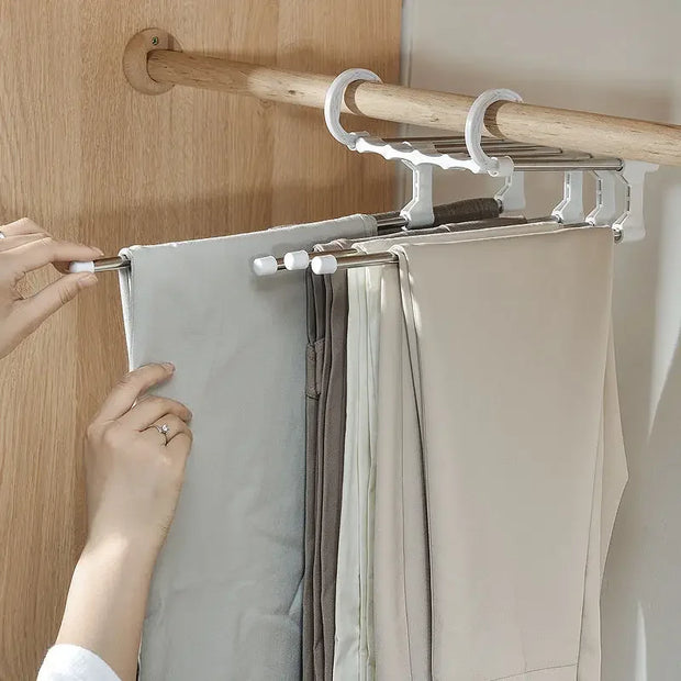 5 In 1 Magic Trouser Rack Hangers
