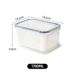 Food Grade Storage Box Fridge Organizer Fresh Vegetable