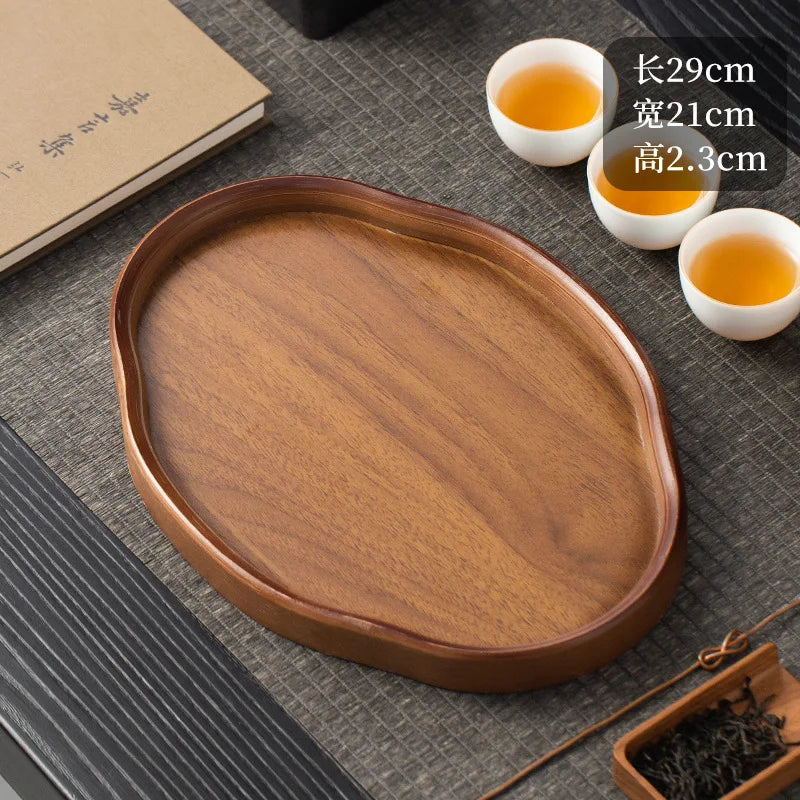 Wooden Decorative Serving Tray for Coffee