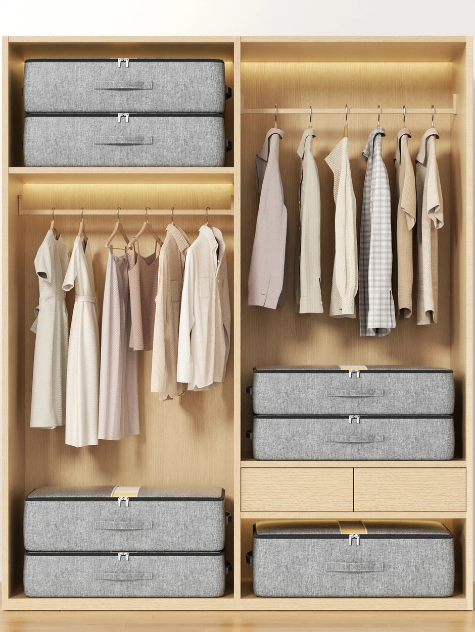 Large-Capacity Under-Bed Clothing Storage Bag