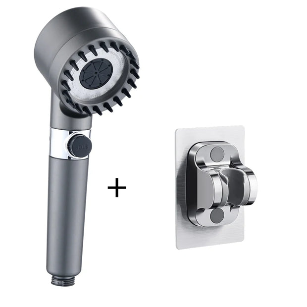 3-Mode High Pressure Shower Head