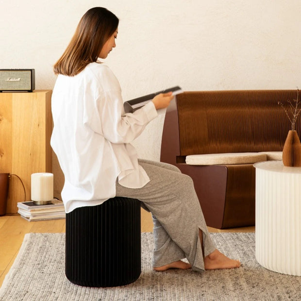 Light Luxury Folding Paper Stool for Home