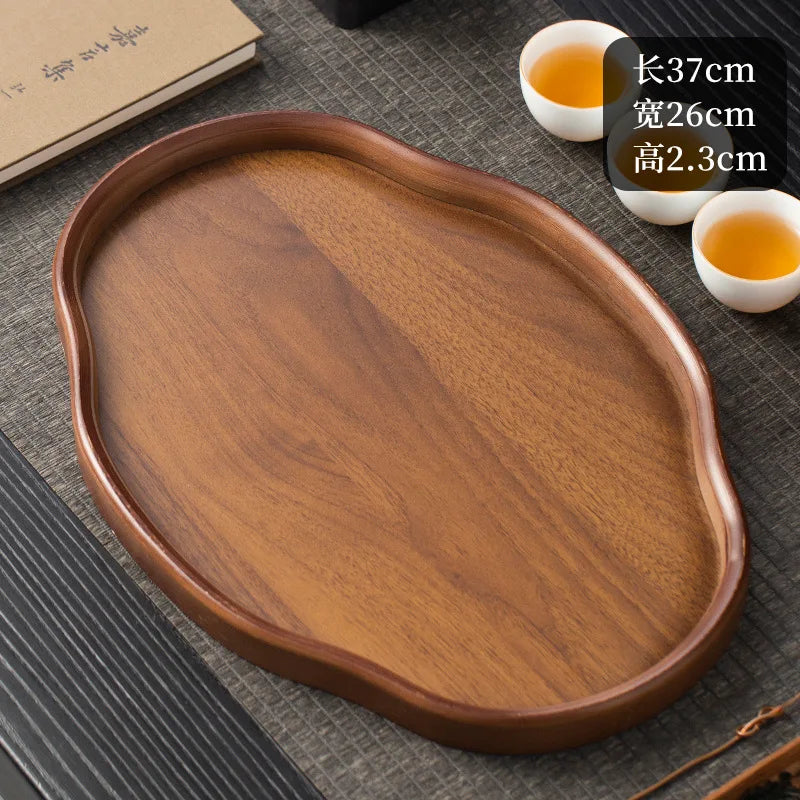 Wooden Decorative Serving Tray for Coffee