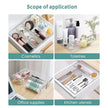 Clear Drawer Organizer Tray Set