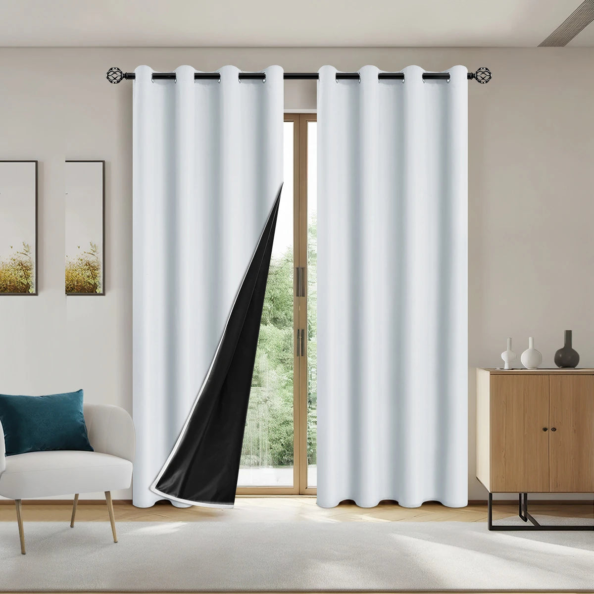 Blackout Curtains with Grommets