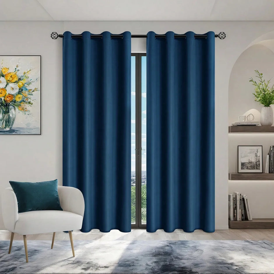 Blackout Curtains with Grommets