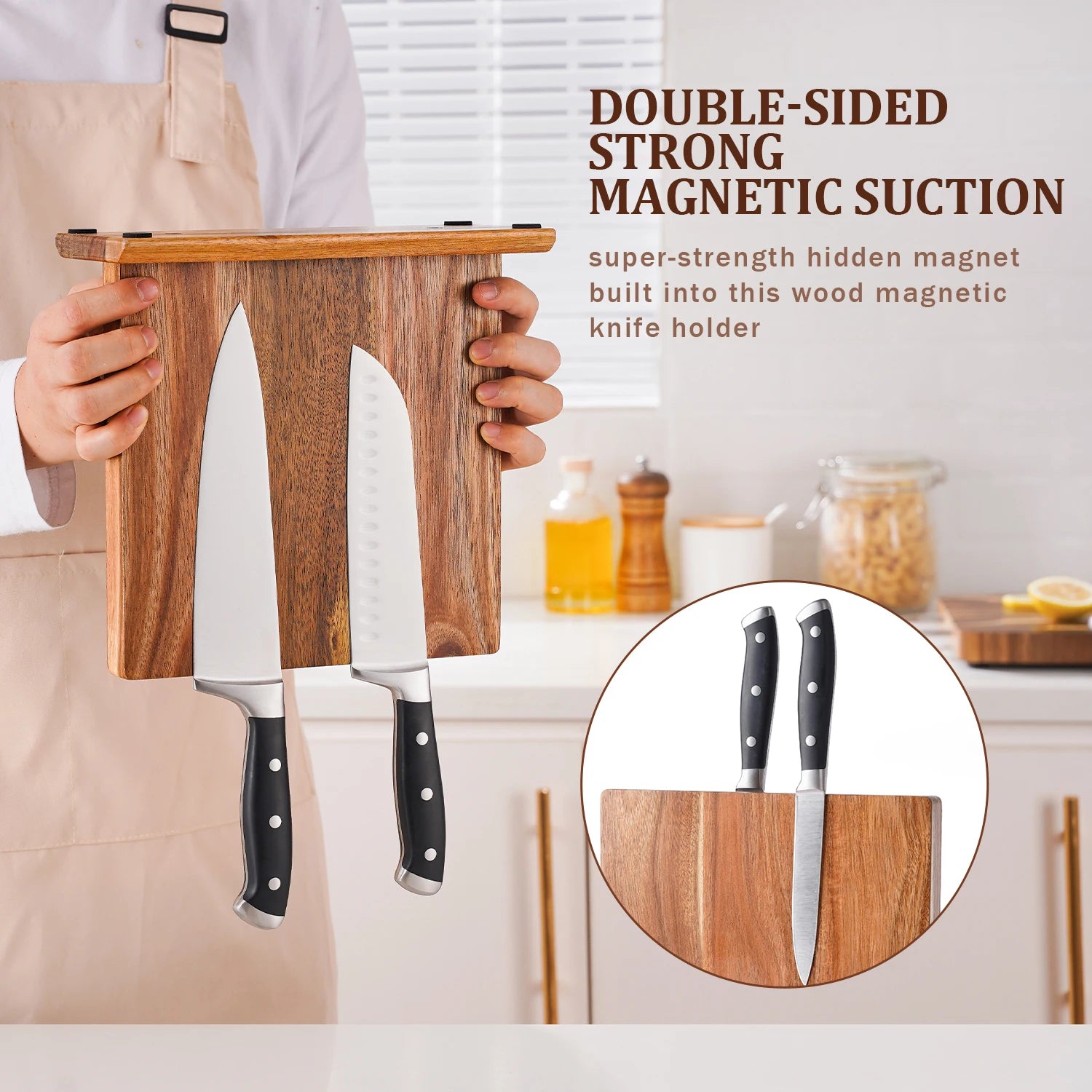 Strong Magnetic Kitchen Knife Holder Stand