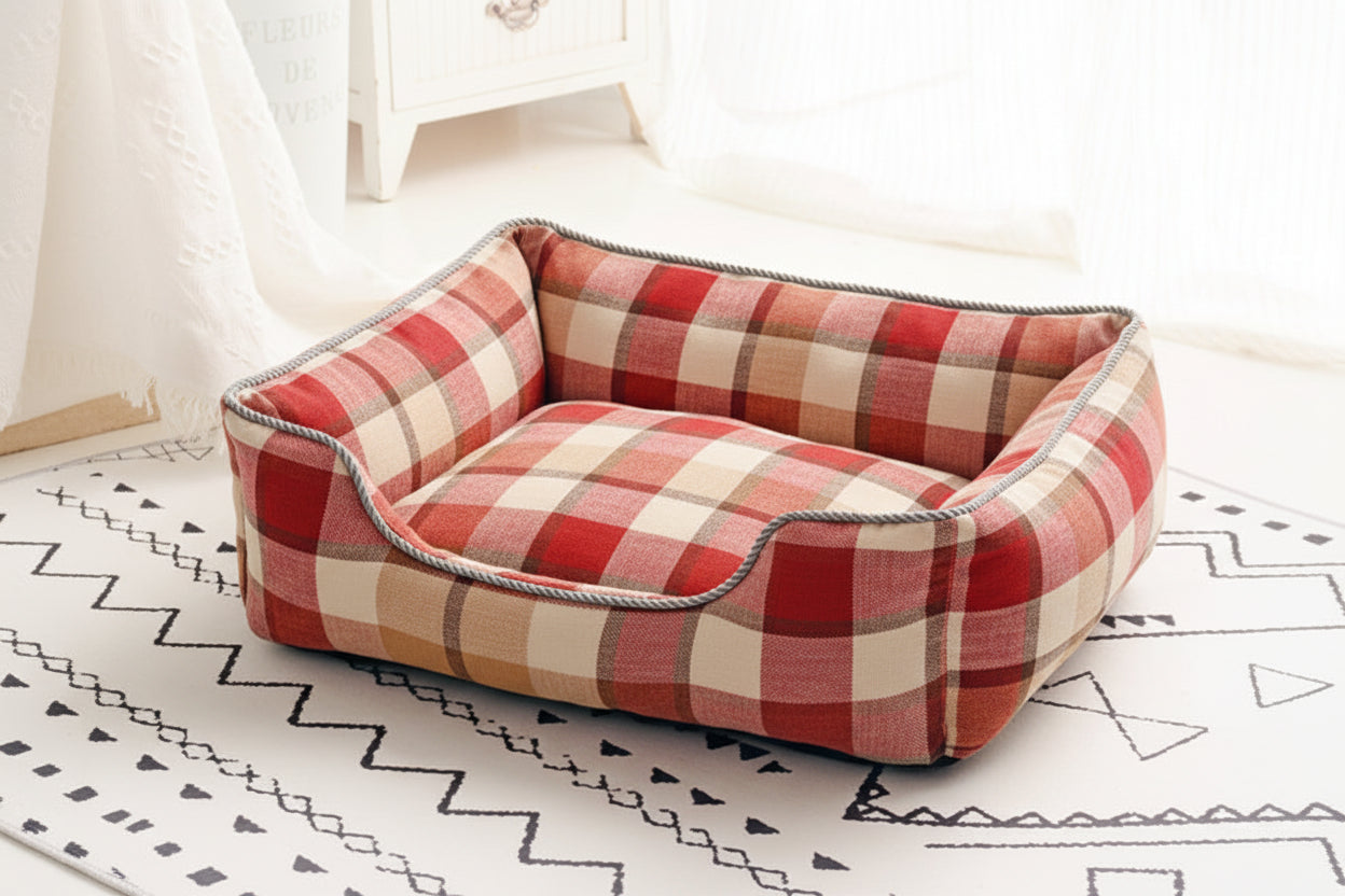Elegant Velvet Pet Sleeper