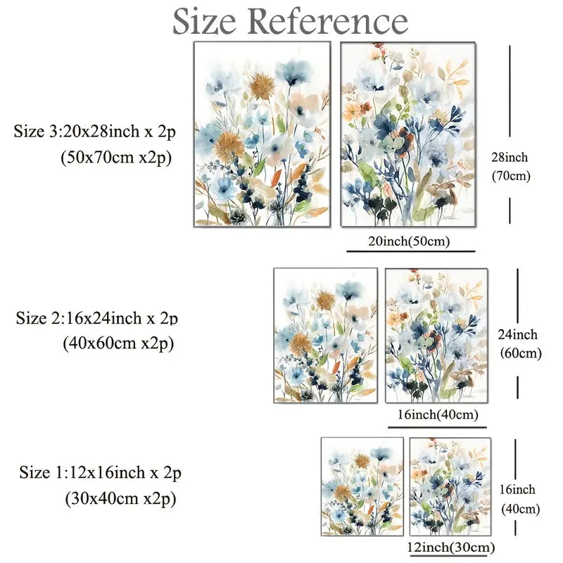 Elegant Floral Canvas Print Collection