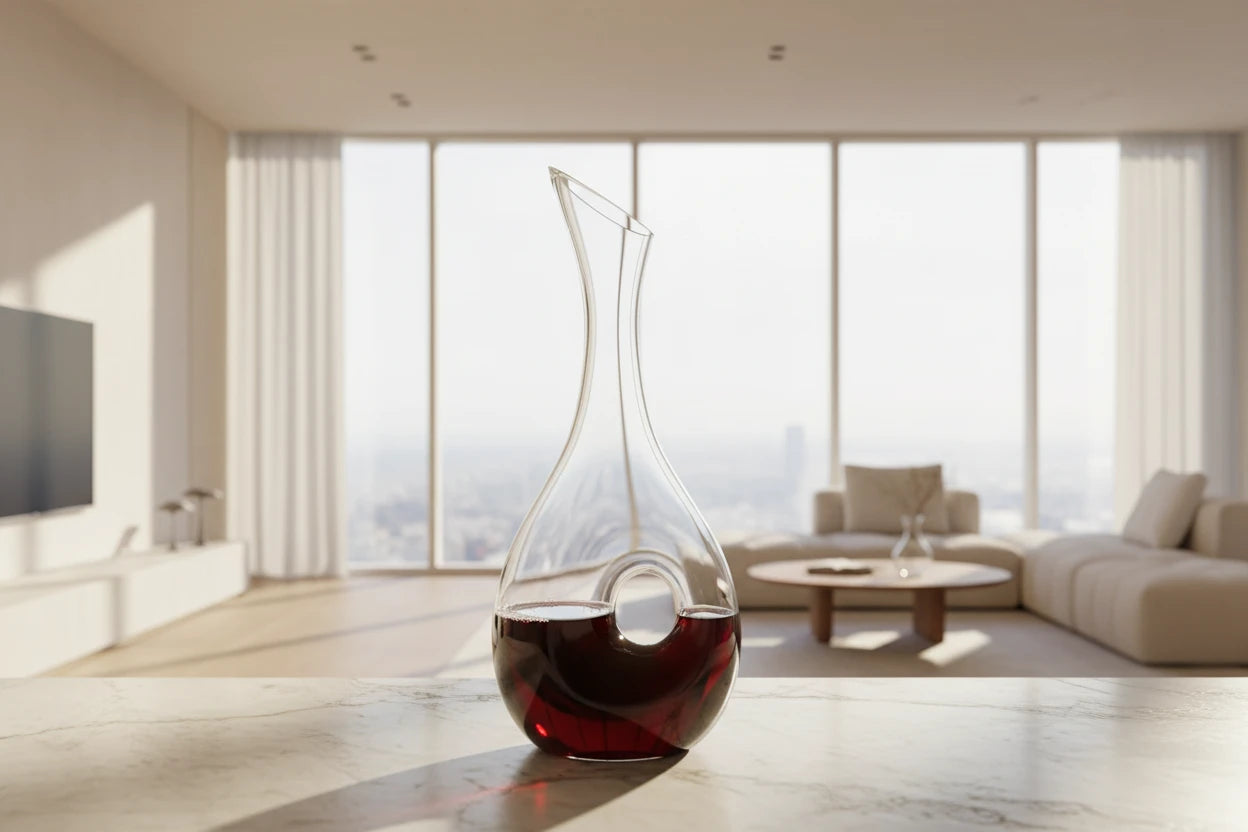 Elegant Crystal Wine Decanter